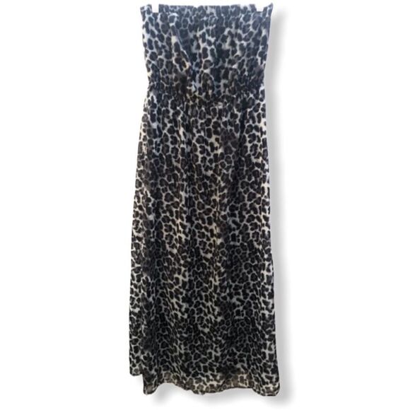 Forever 21 Strapless Animal‎ Print Dress - Picture 1 of 9